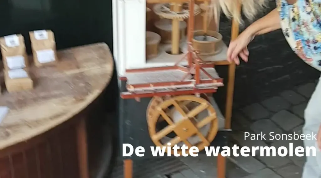De witte watermolen in Arnhem