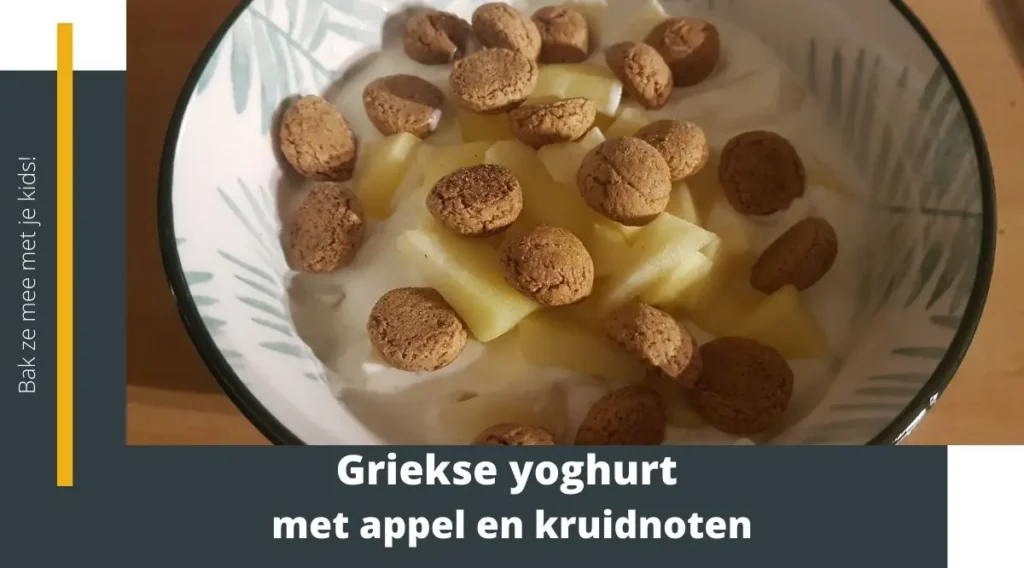 Griekse yoghurt met appel en kruidnoten
