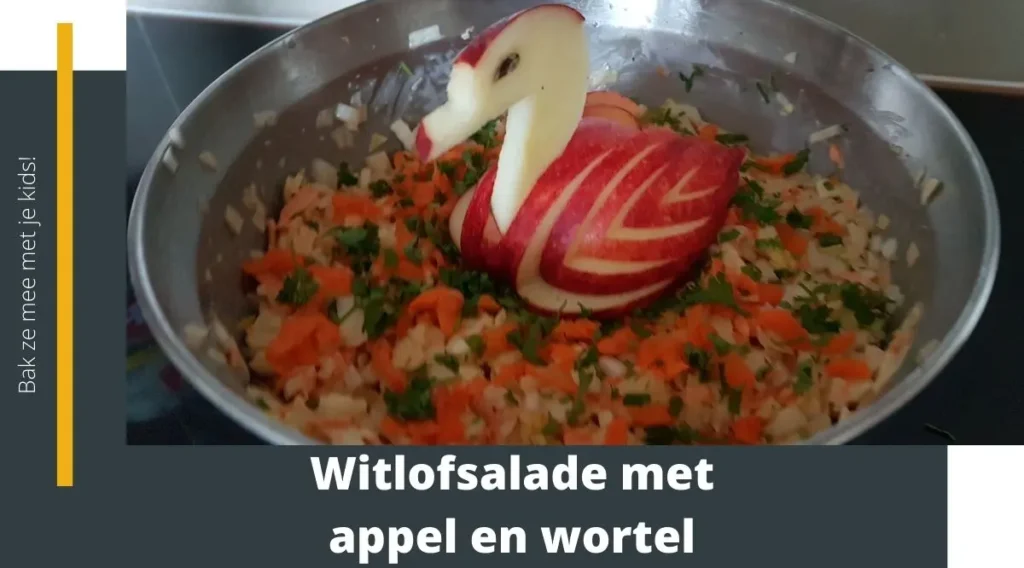 witlofsalade met appel en wortel