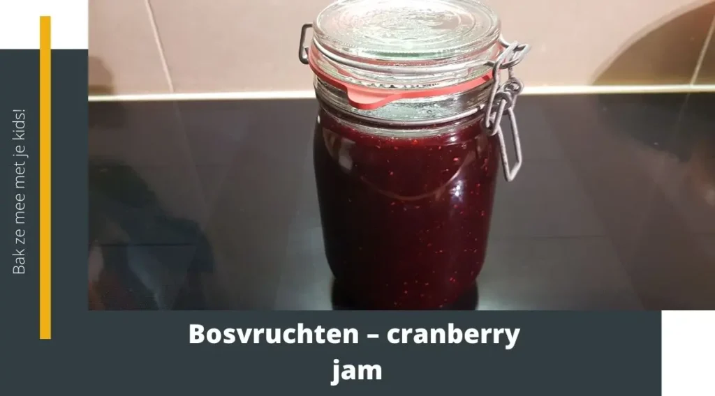 Bosvruchten cranberry jam