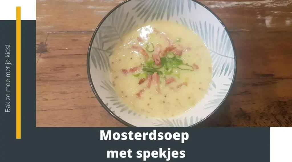 Mosterdsoep met spekjes