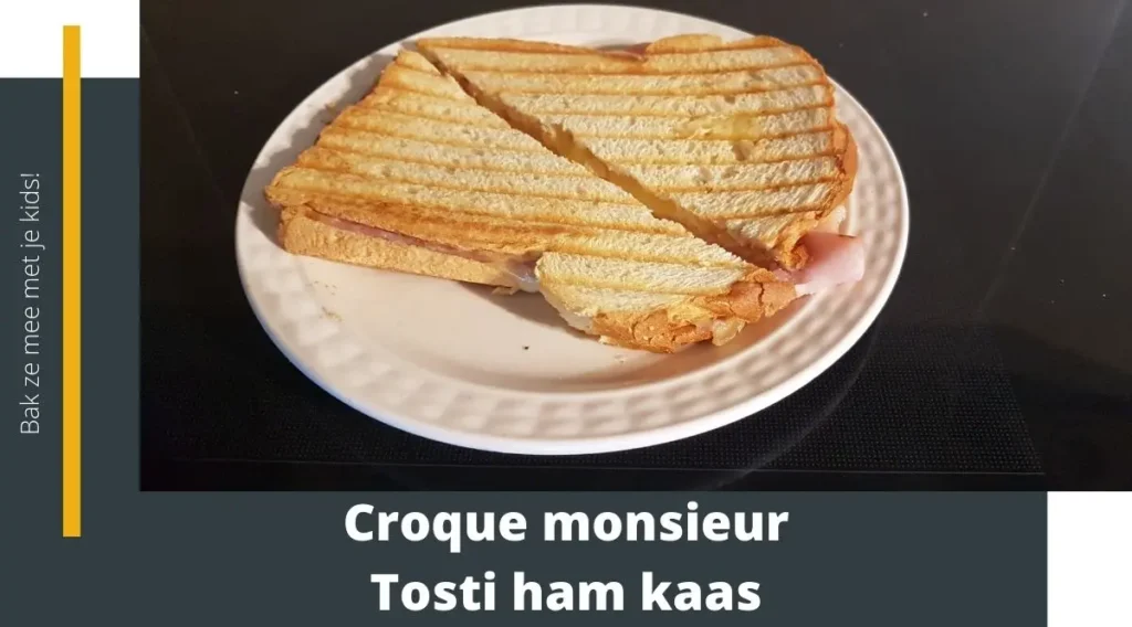 croque monsieur of tosti ham kaas