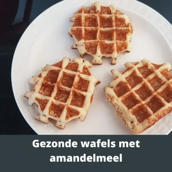 Gezonde wafels met amandelmeel