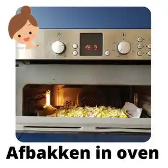 pizza afbakken in de oven