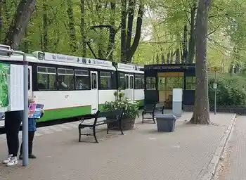 tram in het Openlucht museum