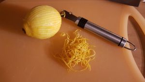 citroenrasp fijnsnijden